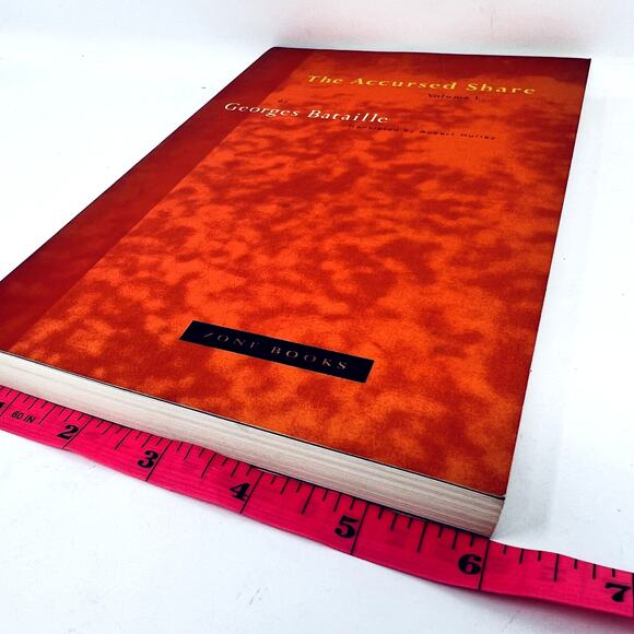 The Accursed Share Essay Economy Consumption 1988 VTG Book Georges Bataille - Picture 4 of 7